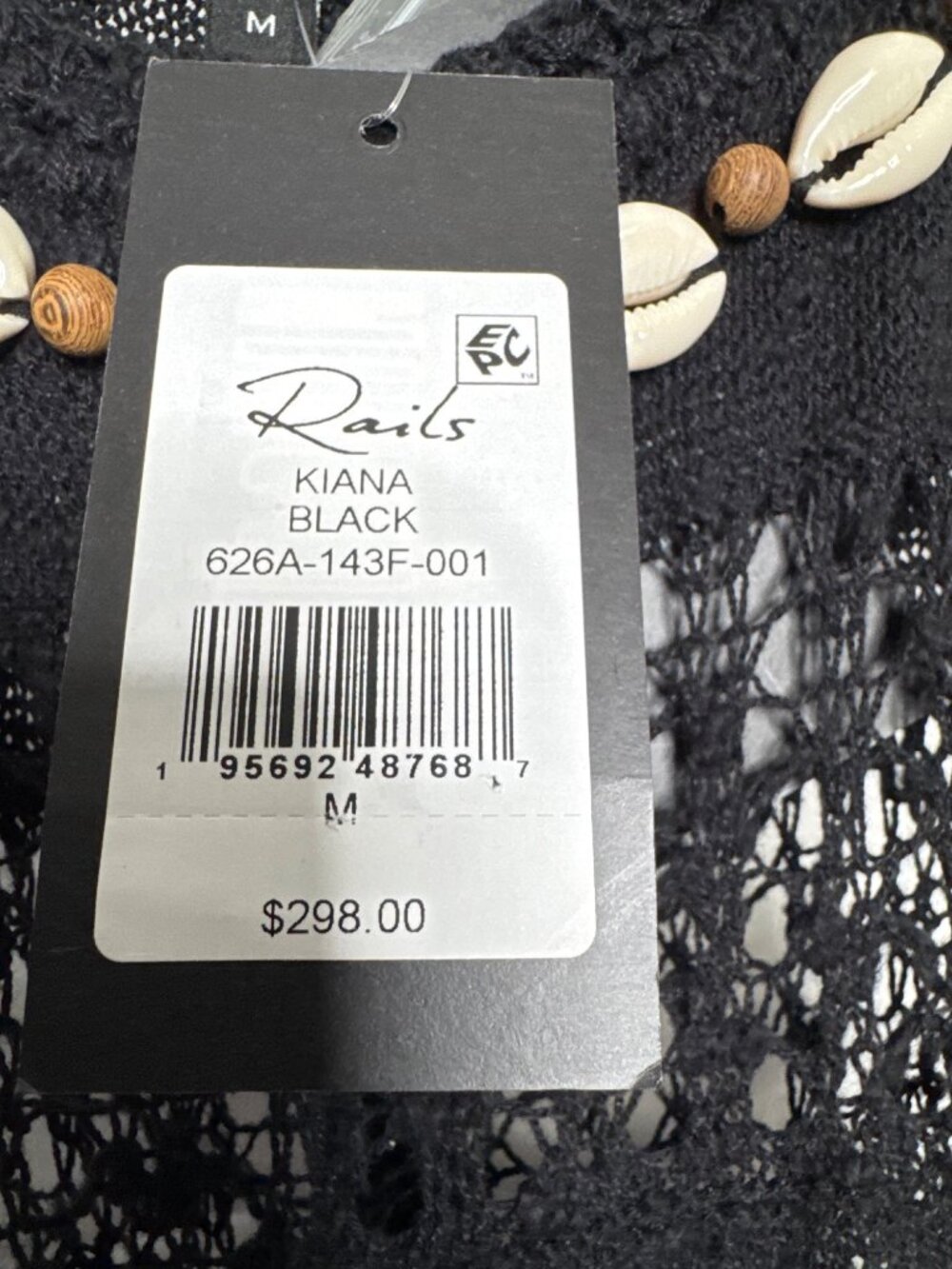 NWT Rails Kiana Dress Black Size Medium - Picture 11 of 16